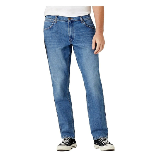 Wrangler - Straight - Blå - Herr - Storlek: W31 L33