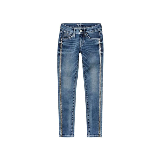 Pepe Jeans - Jeans - Blå - Flicka - Storlek: 98 CM