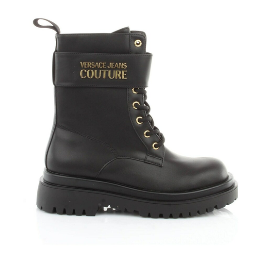 Versace Jeans Couture - Boots - Svart - Dam - Storlek: 36 Eu,38 Eu,40 Eu,37 EU