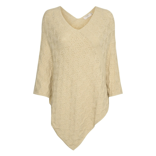 Cream - Stickade tröjor & koftor - Beige - Dam - Storlek: ONE Size