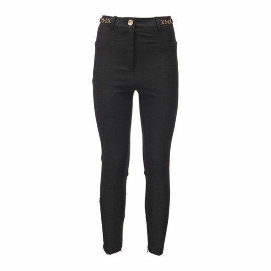 Elisabetta Franchi - Kostymbyxor - Svart - Dam - Storlek: XS