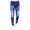 Stuprörsjeans Lf Jeans Met Gerafeld Effect Bla