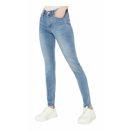 Armani Exchange - Skinny Jeans - Blå - Dam - Storlek: W29,W27,W28