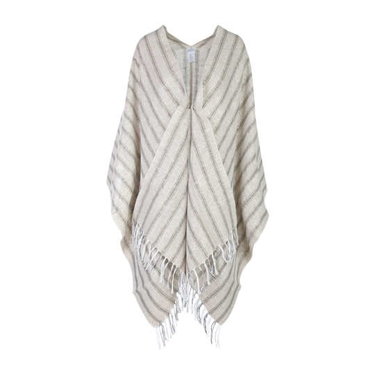 Brunello Cucinelli - Capes och Ponchos - Beige - Dam - Storlek: ONE Size