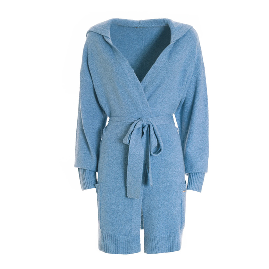 Fracomina - Capes och Ponchos - Blå - Dam - Storlek: XS