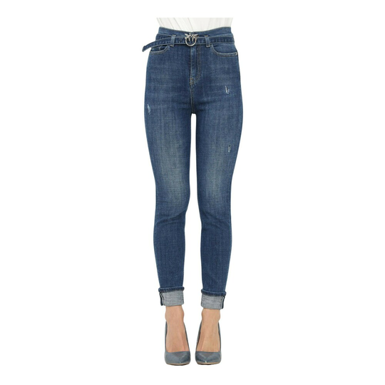 Pinko - Skinny Jeans - Blå - Dam - Storlek: W26,W27,W30,W28,W29