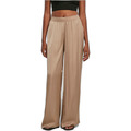 Jeans Urban Classics Pantalon large en satin femme