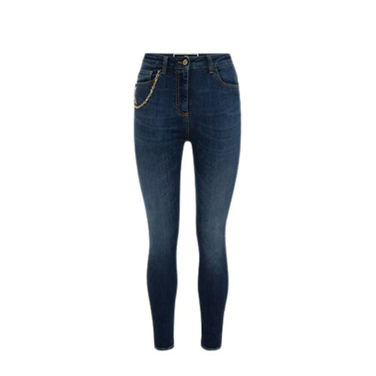 Elisabetta Franchi - Skinny Jeans - Blå - Dam - Storlek: W31,W28,W25,W30
