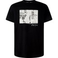 T-shirts med korta ärmar Pepe jeans CAMISETA MANGA CORTA NEGRA PM508518