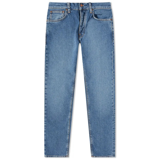 Nudie Jeans - Straight - Blå - Herr - Storlek: W34,W32,W31,W33,W36,W30