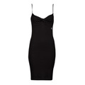 Kortklänningar Calvin Klein Jeans STRAPPY TWISTED RIB DRESS