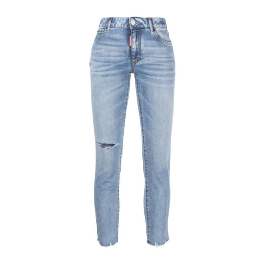 Dsquared2 - Skinny Jeans - Blå - Dam - Storlek: M,Xs,2Xs
