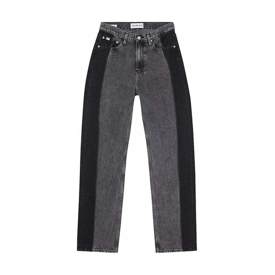Calvin Klein Jeans - Straight - Svart - Dam - Storlek: W24 L30,W29 L30,W26 L30,W28 L30,W30 L30,W27 L30