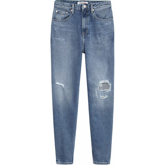 Tommy Jeans - Straight - Blå - Dam - Storlek: W29 L28