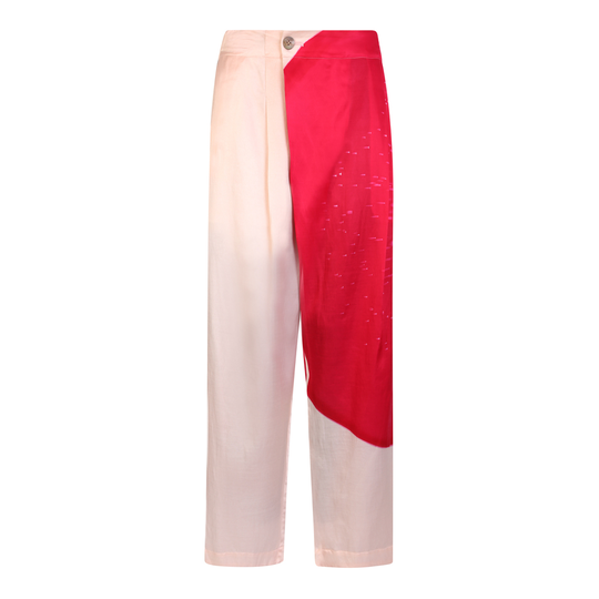Issey Miyake - Boyfriend Jeans - Rosa - Dam - Storlek: L,M