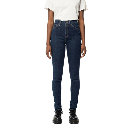 Nudie Jeans - Skinny Jeans - Blå - Dam - Storlek: W32 L28,W29 L28,W31 L28