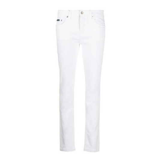 Dolce & Gabbana - Skinny Jeans - Vit - Dam - Storlek: M,Xs