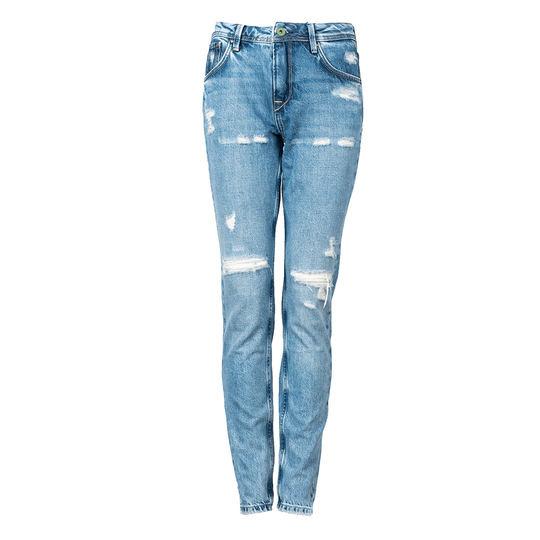 Pepe Jeans - Skinny Jeans - Blå - Dam - Storlek: W26,W25,W27,W28
