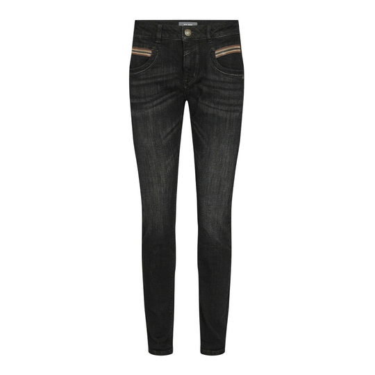 MOS Mosh - Skinny Jeans - Svart - Dam - Storlek: W33,W27,W31,W24,W30,W25,W32,W28,W29,W26