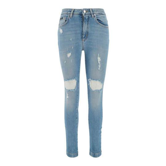 Dolce & Gabbana - Skinny Jeans - Blå - Dam - Storlek: M,S,Xs,2Xs