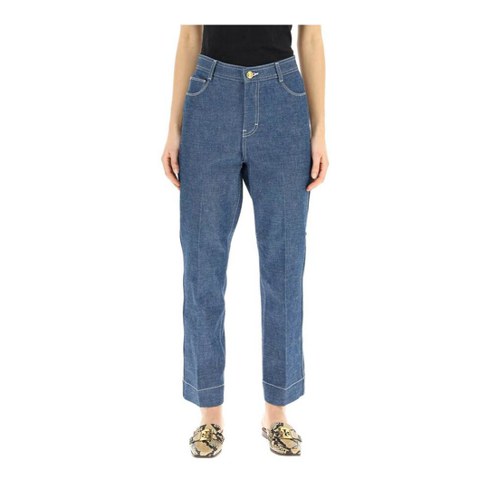 Tory Burch - Jeans - Blå - Dam - Storlek: W25,W27