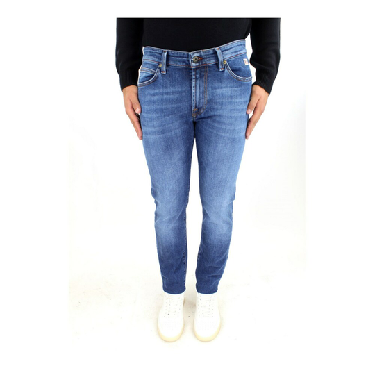 Roy Roger's - Skinny Jeans - Blå - Herr - Storlek: W31,W44,W35,W30,W29,W40,W33,W32,W28,W38,W42,W36,W34