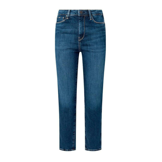 Pepe Jeans - Straight - Blå - Dam - Storlek: W28 L30,W26 L30,W24 L30,W29 L30,W27 L30,W25 L30,W30 L30