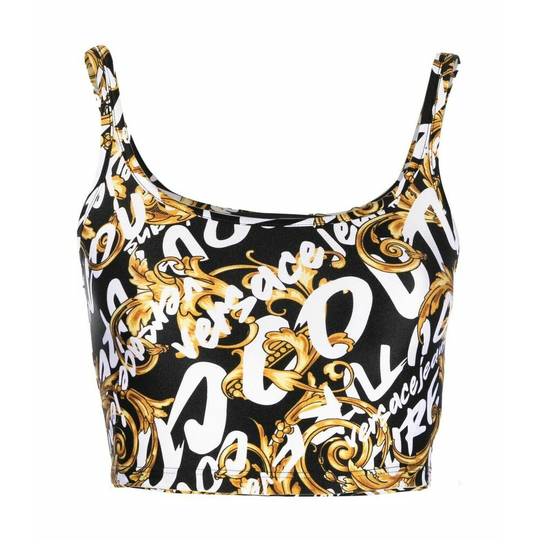 Versace Jeans Couture - Linnen - Svart - Dam - Storlek: M,S,Xs