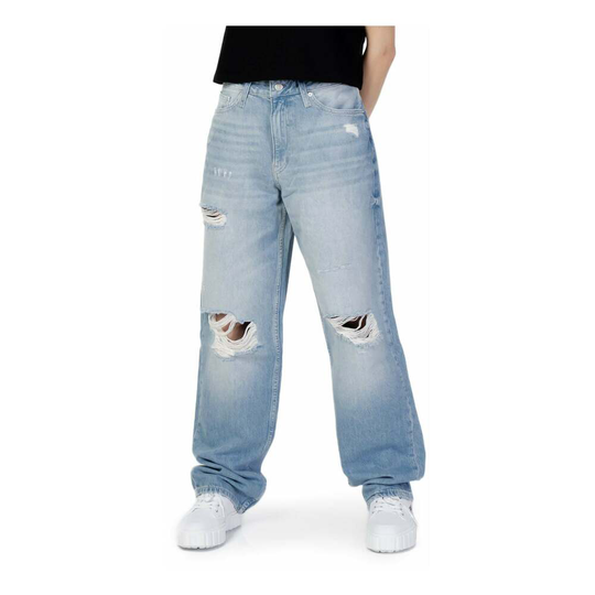 Calvin Klein Jeans - Boyfriend Jeans - Blå - Dam - Storlek: W25,W24,W26,W27,W30,W29,W31,W28