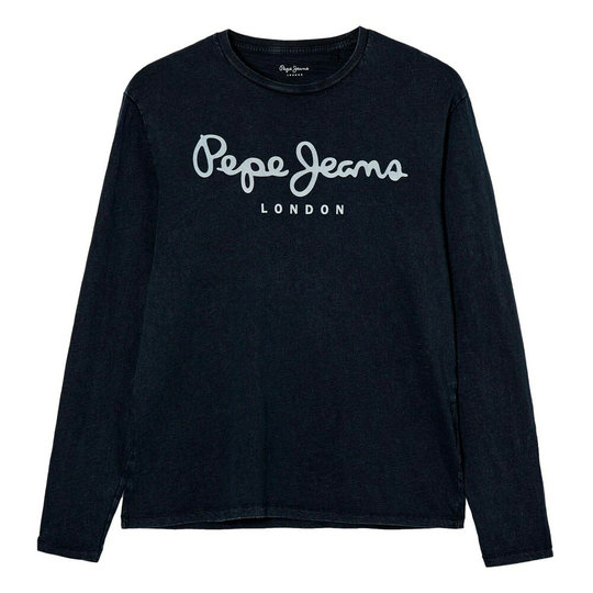 Pepe Jeans - Tröjor - Blå - Herr - Storlek: L