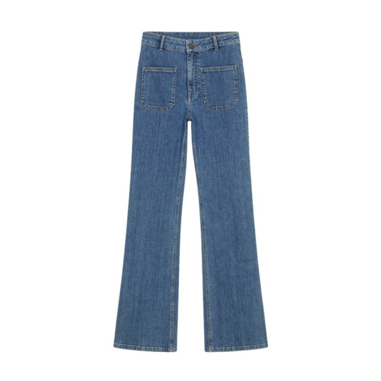 Vanessa Bruno - Flare Jeans - Blå - Dam - Storlek: 2XS