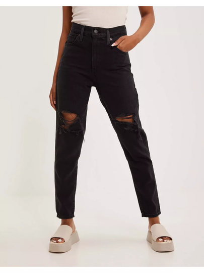 Levi's High Waisted Mom Jean Mom jeans Black