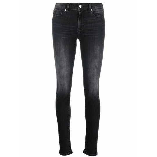 Love Moschino - Skinny Jeans - Svart - Dam - Storlek: W29,W31,W26,W30,W27,W28