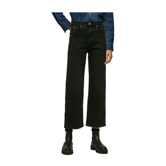 Pepe Jeans - Boyfriend Jeans - Svart - Dam - Storlek: W24 L28,W26 L28,W27 L28,W29 L28,W28 L28,W30 L28,W25 L28