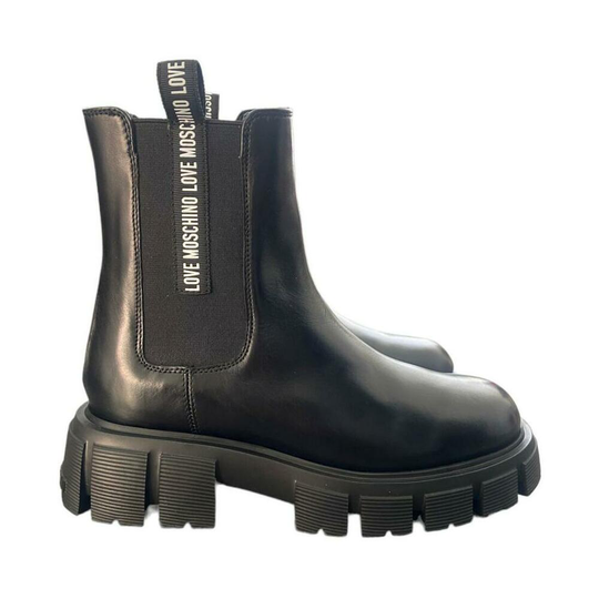 Love Moschino - Jodhpurs - Svart - Dam - Storlek: 41 Eu,38 Eu,40 Eu,37 EU