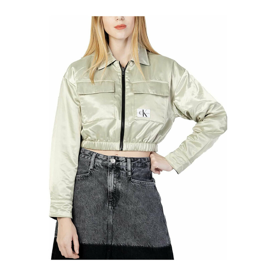 Calvin Klein Jeans - Bomberjackor - Grön - Dam - Storlek: M,S,Xs