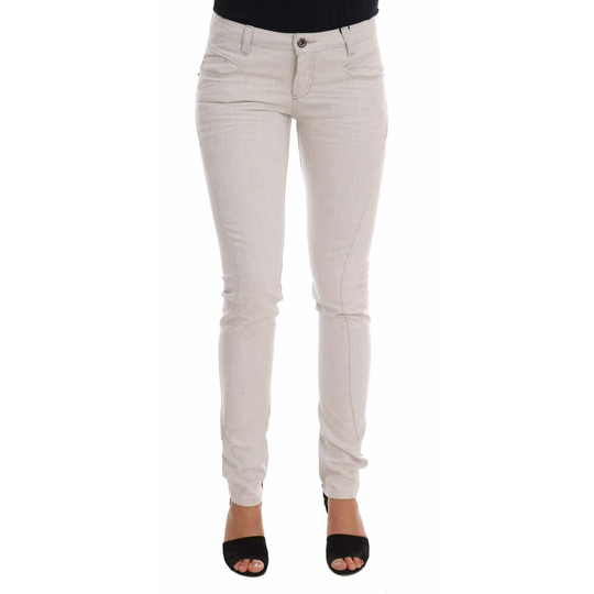 Costume National - Skinny Jeans - Vit - Dam - Storlek: W26