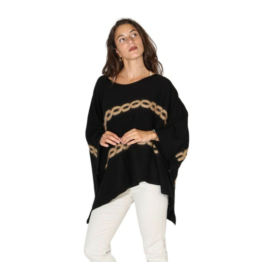 D.Exterior - Capes och Ponchos - Svart - Dam - Storlek: M