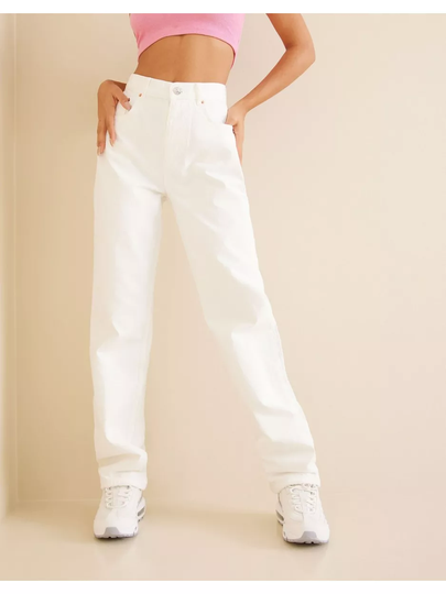 Gina Tricot 90s high waist jeans High waisted jeans Ecru