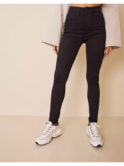 Noisy May Nmcallie Hw Skinny Black Jeans Noos Skinny jeans Svart