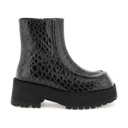 Marni - Boots - Svart - Dam - Storlek: 40 Eu,38 Eu,37 Eu,36 Eu,39 EU