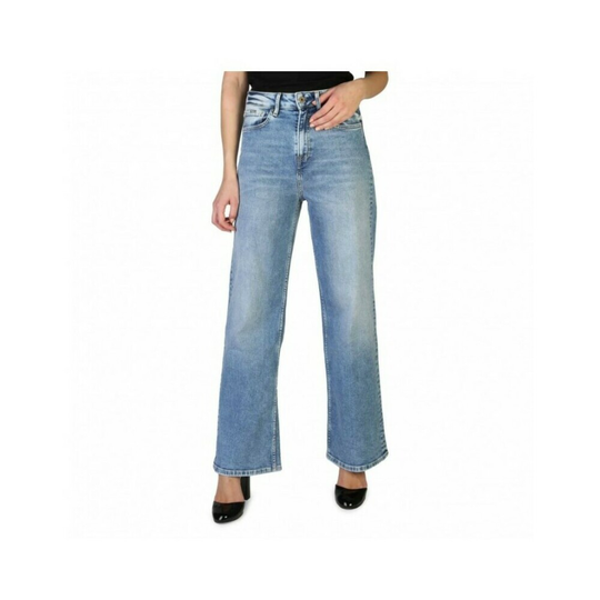 Pepe Jeans - Flare Jeans - Blå - Dam - Storlek: W26,W25,W27,W28