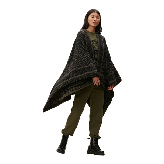 Lala Berlin - Capes och Ponchos - Grön - Dam - Storlek: ONE Size