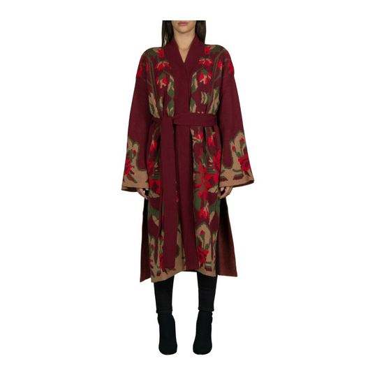Semicouture - Capes och Ponchos - Röd - Dam - Storlek: S