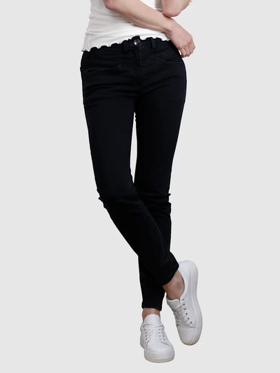 Jeans med snygg söm fram Laura Kent Black