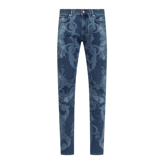 Versace - Skinny Jeans - Blå - Herr - Storlek: W34