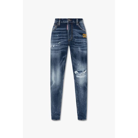 Dsquared2 - Skinny Jeans - Blå - Dam - Storlek: 2Xl,Xl,L,M,S,Xs