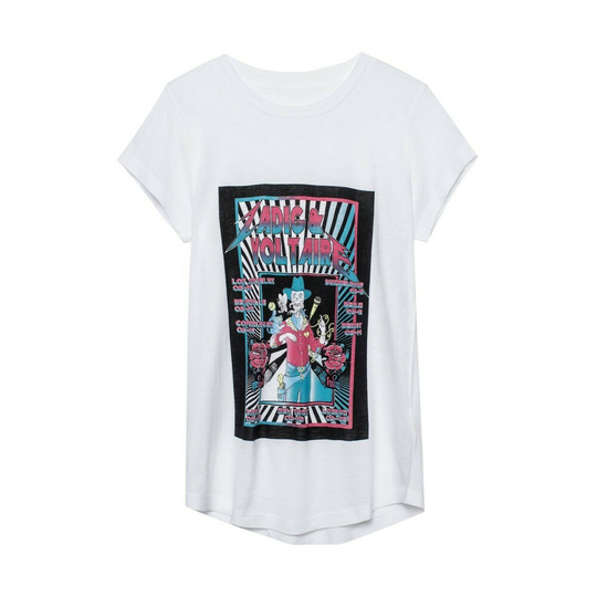 Zadig & Voltaire - T-shirts - Vit - Dam - Storlek: M