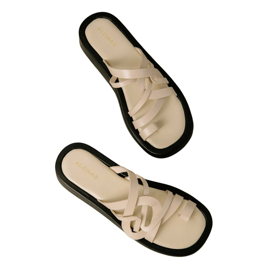 Alohas - Flip-flops - Beige - Dam - Storlek: 38 Eu,39 Eu,42 Eu,41 Eu,35 Eu,36 EU