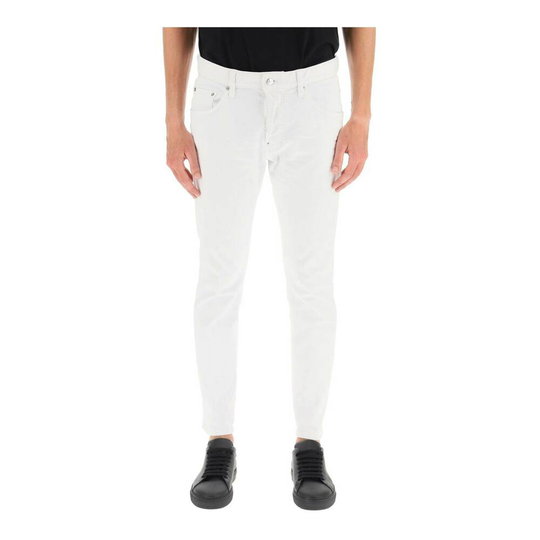 Dsquared2 - Jeans - Vit - Herr - Storlek: Xl,L,M